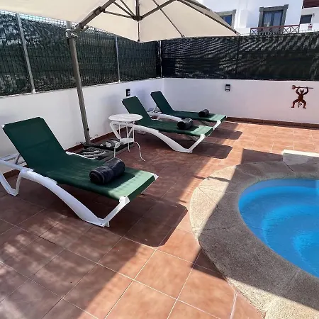 Villa Beautiful Lanzarote Ariana 3 Bedrooms Private Pool Bbq Playa Blanca *